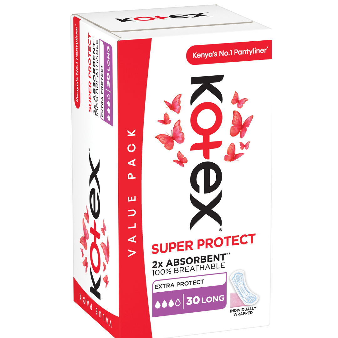 KOTEX SUPER PROTECT LONG LINER P30X16